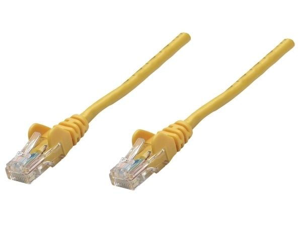 Intellinet Cat6A, SFTP, 0.25m, 0,25 m, Cat6a, S/FTP (S-STP), RJ-45, RJ-45, Gult