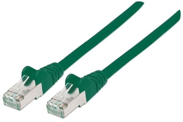 Intellinet 350594, 0,5 m, Cat6a, S/FTP (S-STP), RJ-45, RJ-45, Grønn