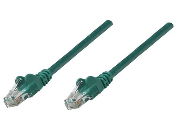 Intellinet 730815, 0,25 m, Cat6, U/UTP (UTP), RJ-45, RJ-45, Grønn
