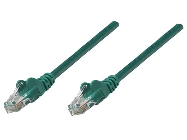 Intellinet Cat6A, SFTP, 0.25m, 0,25 m, Cat6a, S/FTP (S-STP), RJ-45, RJ-45, Grønn