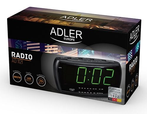 Adler Alarmklokkeradio AD 1121 Sort, Alarmfunksjon