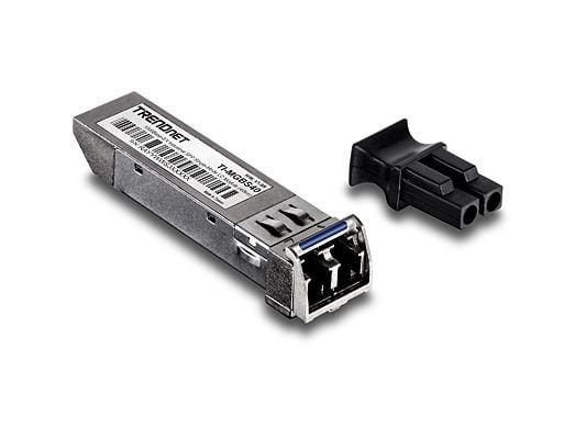 TRENDnet TI-MGBS40 - SFP-sändar/mottagarmodul (mini-GBIC) - 1GbE - 1000Base-LX - LC enkelläge - upp till 10 km - 1310 nm - TAA-kompatibel
