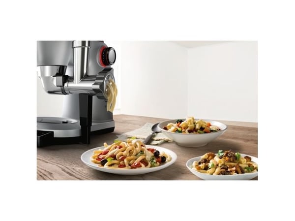 Bosch MUZ9PP2 - Platesett for pastamakertilbehør - for kjøttkvern - for OptiMUM MUM9A66R00, MUM9AX5S00, MUM9D33S11, MUM9DT5S41, MUM9GX5S21, MUM9Y43...
