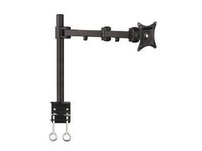 ART L-01 - Monteringssett (skrivebordsklemmemontering, stang, monteringsplate, dobbelt svivelarm) - for LCD-skjerm - aluminium, stål, kobber - svar...