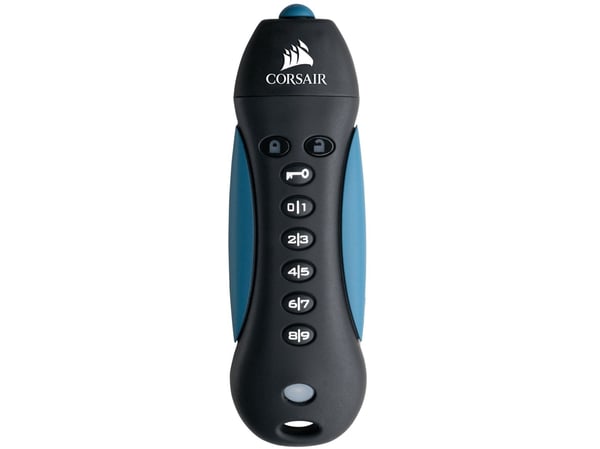 CORSAIR Flash Padlock 3 - USB flash-enhet - krypterat - 64 GB - USB 3.0