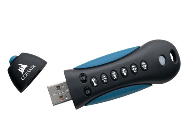 CORSAIR Flash Padlock 3 - USB flash-enhet - krypterat - 64 GB - USB 3.0