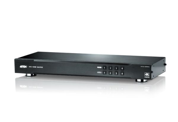 ATEN VanCryst 4 x 4 4K HDMI Matrix Switch VM0404HA - Video/audio switch - stasjonær, rackmonterbar