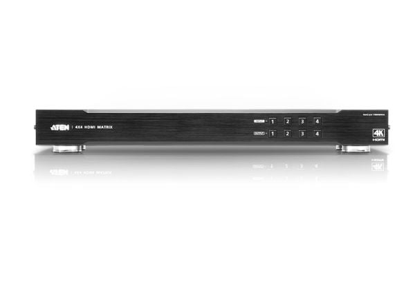 ATEN VanCryst 4 x 4 4K HDMI Matrix Switch VM0404HA - Video/audio switch - stasjonær, rackmonterbar