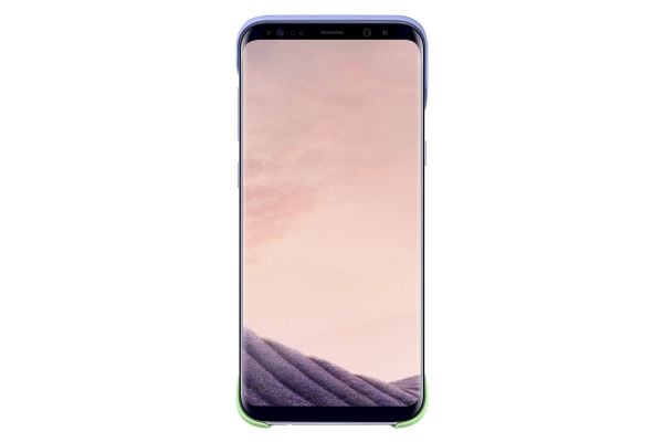 Samsung 2Piece Cover EF-MG955 - Baksidedeksel for mobiltelefon - grønn, fiolett - for Galaxy S8+