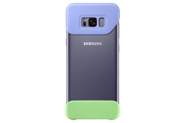 Samsung 2Piece Cover EF-MG955 - Baksidedeksel for mobiltelefon - grønn, fiolett - for Galaxy S8+