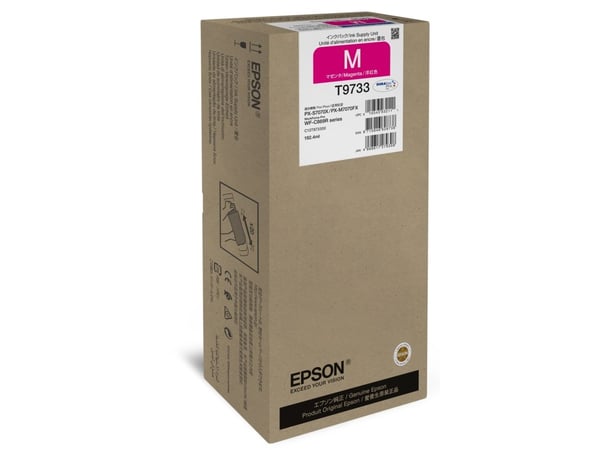Epson T9733 - 192.4 ml - XL-storlek - magenta - original - bläckpatron - för WorkForce Pro WF-C869R, WF-C869RD3TWFC, WF-C869RDTWF, WF-C869RDTWFC