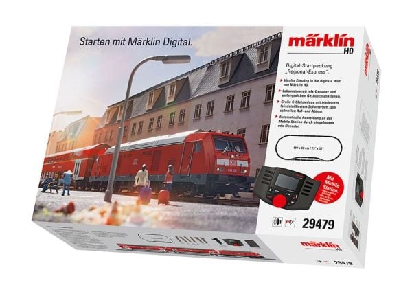 Märklin 29479, Pienoisrautatie, Esikoottu, 1:87, Regional Express, Ei sukupuolirajoitusta, Metalli, Muovi