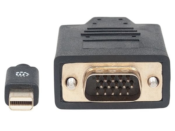 Manhattan 152167, 1,8 m, Mini DisplayPort, VGA (D-Sub), Hankjønn, Hankjønn, Rett