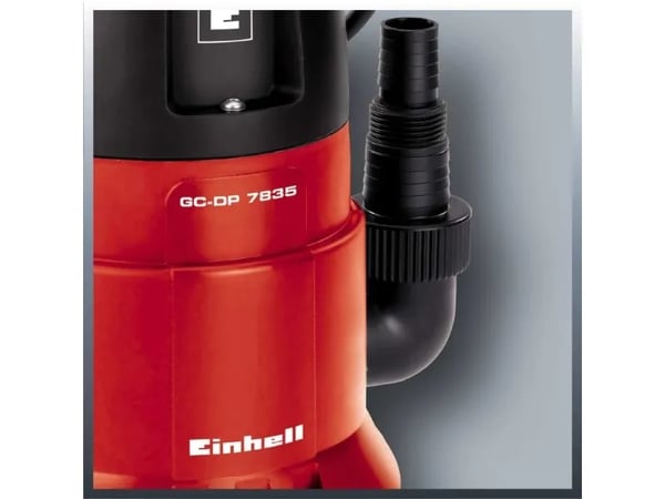 Einhell GC-DP 7835, Sort, Rød, Plast, 10 m, 15700 l/t, 7 m, 8 m