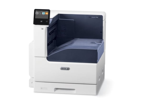Xerox VersaLink C7000 A3-skrivare 35/35 sid/min Adobe PS3 PCL5e/6 2 magasin totalt 620 ark, laser, Färg, 1200 x 2400 DPI, A3, 35 ppm, Nätverksförbe...