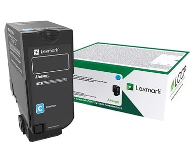 Lexmark - Cyan - original - tonerpatron LRP - for Lexmark CS727de, CS728de, CX727de