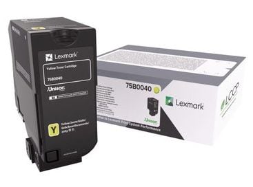 Lexmark - Gul - original - tonerpatron - for Lexmark CS727de, CS728de, CX727de