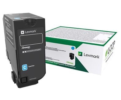 Lexmark - Cyan - original - tonerpatron LRP - for Lexmark CS827de, CX827de