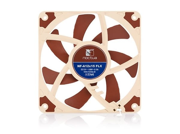 Noctua NF-A12x15 FLX - Kabinettvifte - 120 mm