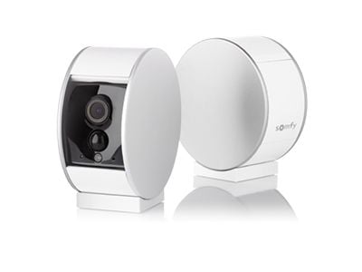 Somfy Sisäkamera - verkkovalvontakamera - sisätiloissa - väri (päivä ja yö) - 1080p - kiinteä polttoväli - ääni - langaton - Wi-Fi - DC 5 V