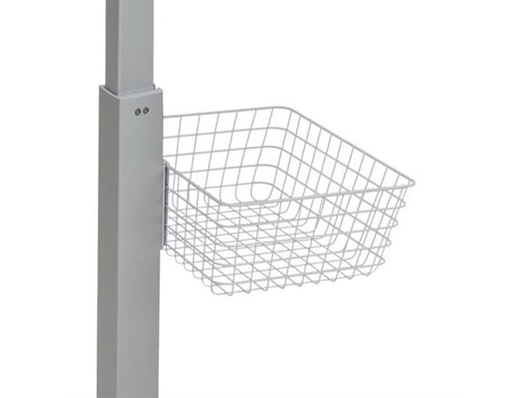 Ergotron Large - Monteringskomponent (trådkorg) - vit - monterbar på vagn
