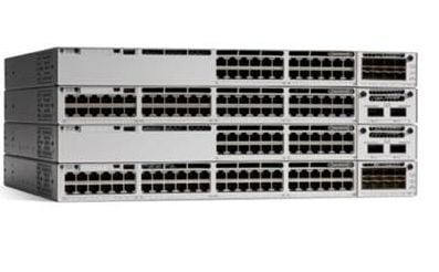 Cisco Catalyst C9300-48P-A, Hallittu, L2/L3, Gigabit Ethernet (10/100/1000), Täysin kaksipuolinen, Power over Ethernet -tuki, Telineasennus