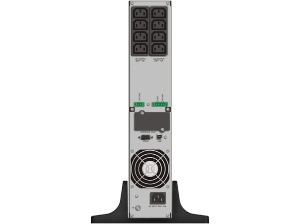PowerWalker VFI 2000 TGB, Dobbeltkonvertering (Online), 2 kVA, 1800 W, Sinus, 176 V, 300 V