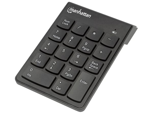 Manhattan 178846, RF kabel-fri, 18, Laptop/PC, Sort