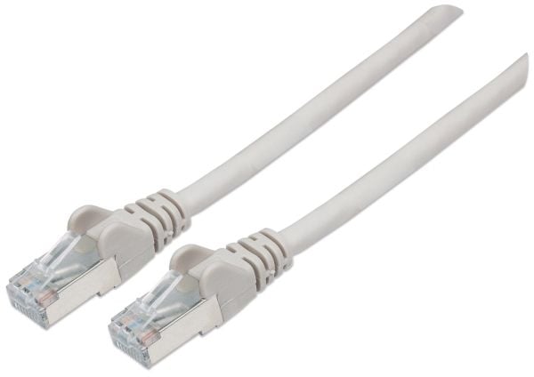 Intellinet 740869, 3 m, Cat7, S/FTP (S-STP), RJ-45, RJ-45, Grå