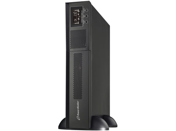 PowerWalker VFI 2000 RMG PF1, Dobbeltkonvertering (Online), 2 kVA, 2000 W, Sinus, 110 V, 300 V