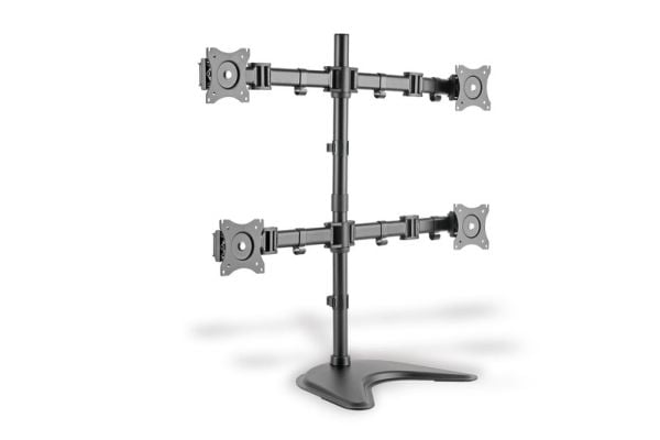 Digitus Universal - Stativ - for 4 LCD-skjermer - skjermstørrelse: inntil 27"