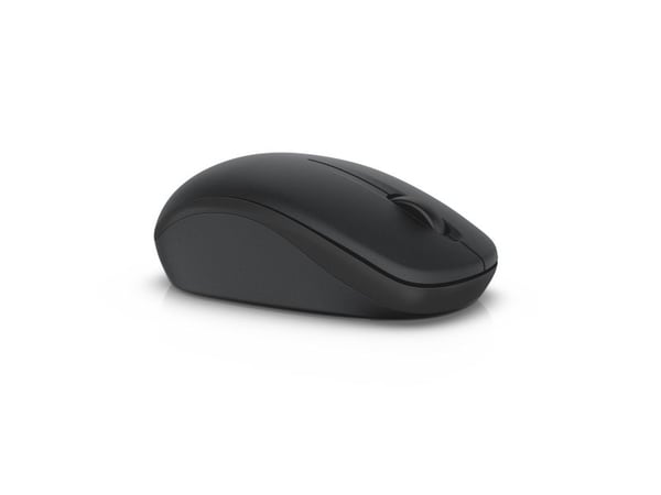 Dell WM126 - Mus - optisk - 3 knapper - trådløs - RF - USB trådløs mottaker