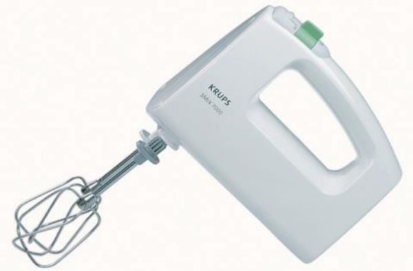 Krups F60814, Håndmikser, Hvit, 500 W, 224 mm, 110 mm, 213 mm