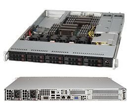 Supermicro SC116 AC2-R706WB2 - Rackmonterbar 1U - forbedret og utvidet ATX - SATA/SAS/PCI Express - hot-swap 750 watt - svart - USB