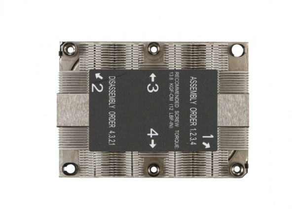 Supermicro - Prosessorijäähdytin - (Socket P) - 1U - SUPERMICRO X11DDW-L, X11DDW-NT -prosessoreille