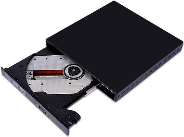 CoreParts Slim - Platestasjon - DVD-RW - SuperSpeed USB 3.0 - ekstern - svart