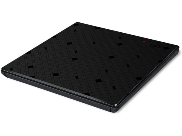 CoreParts Super Slim - Platestasjon - DVD-RW - SuperSpeed USB 3.0 - ekstern - svart