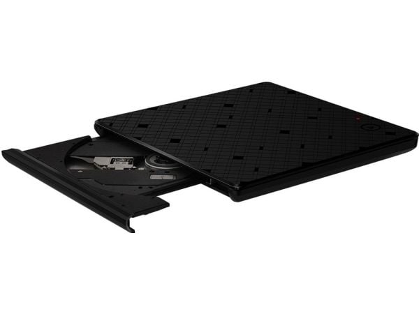 CoreParts Super Slim - Platestasjon - DVD-RW - SuperSpeed USB 3.0 - ekstern - svart