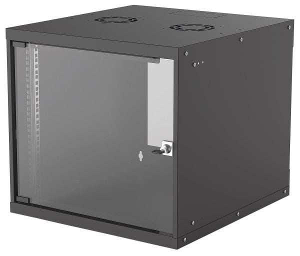 Intellinet 714808, Veggmontert stativ, 9U, 50 kg, 13,2 kg, Sort