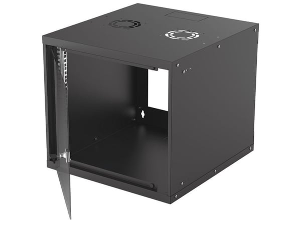 Intellinet 714808, Veggmontert stativ, 9U, 50 kg, 13,2 kg, Sort