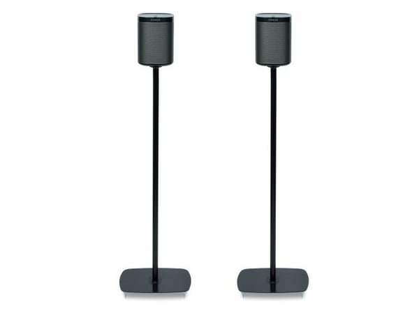 Flexson S1-FSX2 - Ställ - för högtalare - svart - golvstående (paket om 2) - för Sonos One (svart)