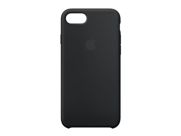 Apple - Baksidedeksel for mobiltelefon - silikon - svart
