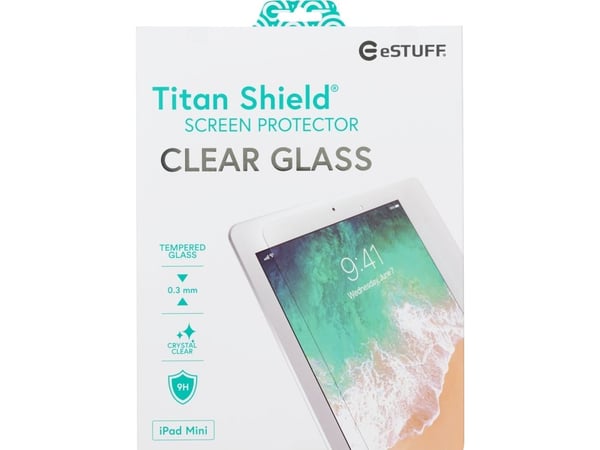 eSTUFF Titan Shield - Skjermbeskyttelse for nettbrett - glass - blank