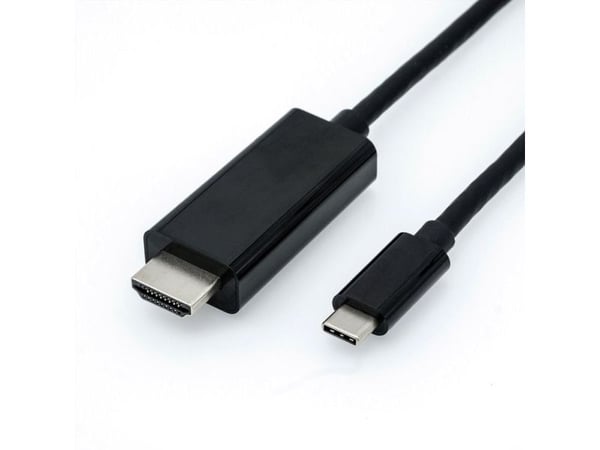ROLINE 11.04.5841, 2 m, USB Type-C, HDMI, Hankjønn, Hankjønn, 3840 x 2160 piksler ROLINE 11.04.5841, 2 m, USB Type-C, HDMI, Hankjønn, Hankjønn, 3840 x 2160 piksler