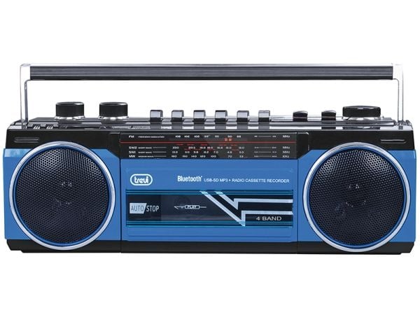 Trevi RR 501 BT, Personlig, Analog, FM, MW, SW, Svart, Rød, Rotasjon, Utvendig
