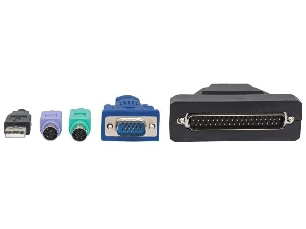 Intellinet 507769 1-ports VGA/USB/PS2-kabel 1,8 m for LCD VGA KVM-konsoll