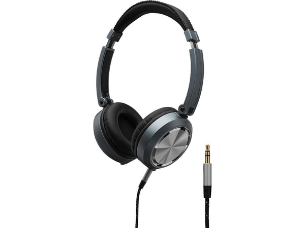 Monacor MD-460, Koblet med ledninger (ikke trådløs), 10 - 20000 Hz, Musikk, 120 g, Hodetelefoner, Grå, Sølv