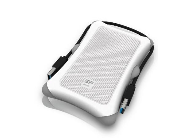 Silicon Power Armor A30, HDD-kotelo, 2.5", USB-liitettävyys, Valkoinen