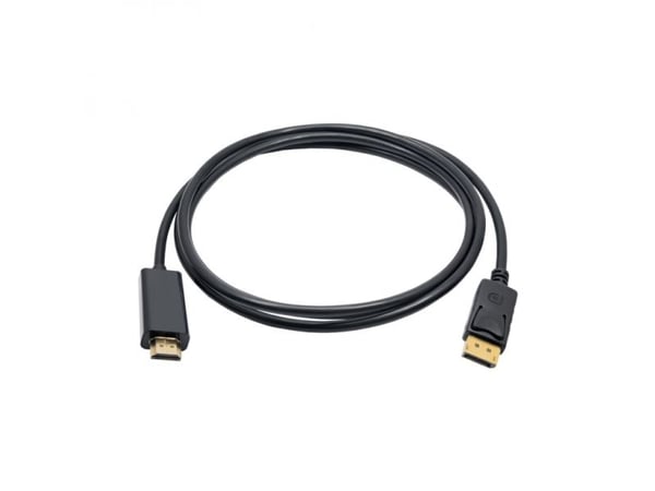 Akyga - Adapterkabel - DisplayPort hann til HDMI hann - 1.8 m - svart