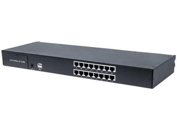 Intellinet 507899, Nätverksansluten (Ethernet), Svart